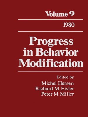 cover image of Progress in Behavior Modification, Volume 9